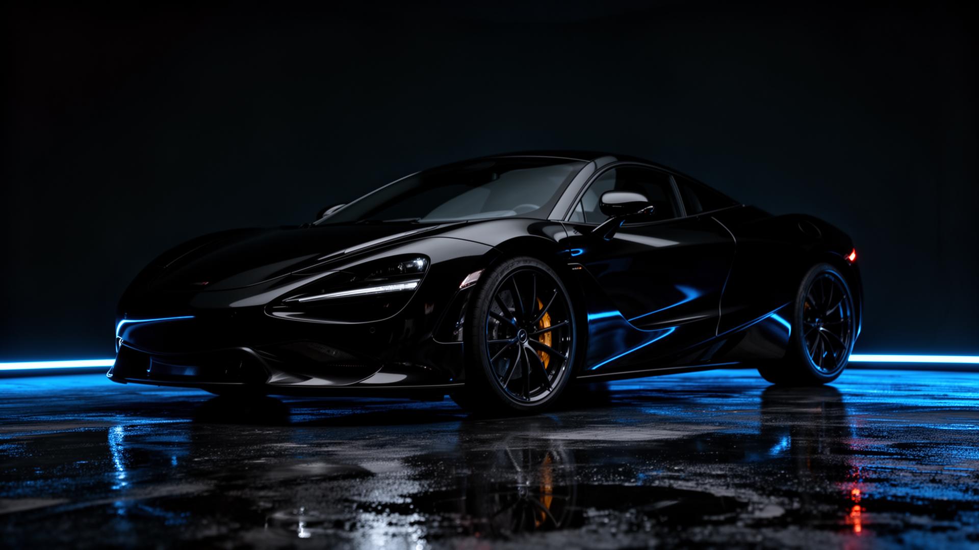 High-end luxury sports car
